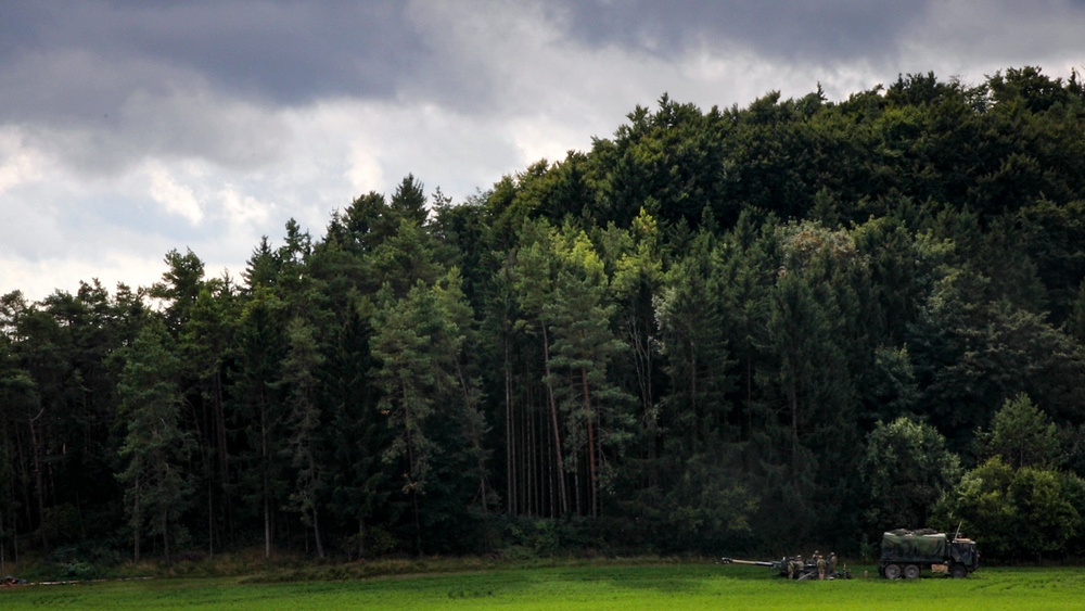 Thunder in Hohenfels: Troops Fire Up Howitzers During Saber Junction 25