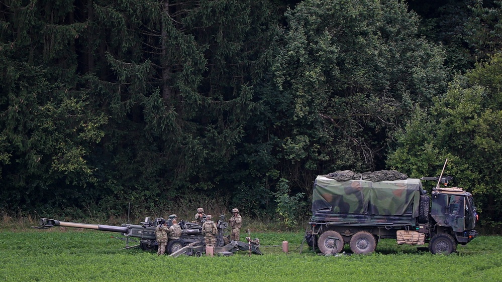 Thunder in Hohenfels: Troops Fire Up Howitzers During Saber Junction 25
