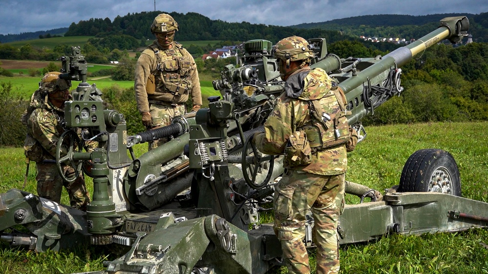 Thunder in Hohenfels: Troops Fire Up Howitzers During Saber Junction 25