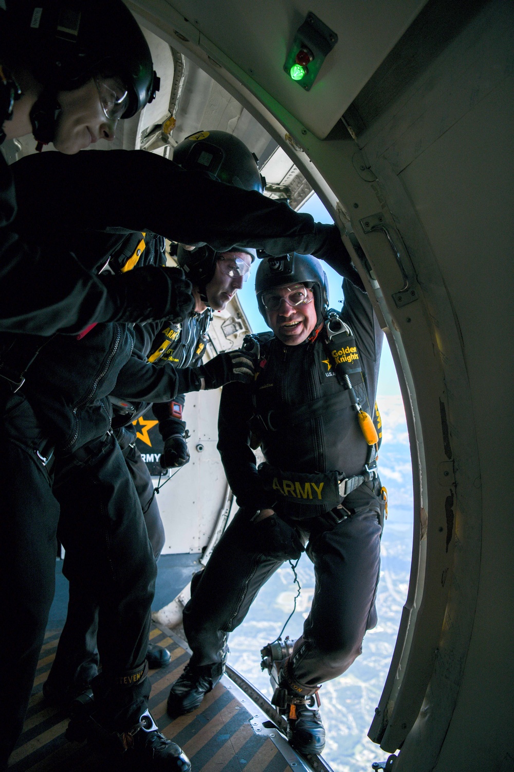 U.S. Army Golden Knights drop in for the 2025 Joint Base Andrews Air Show