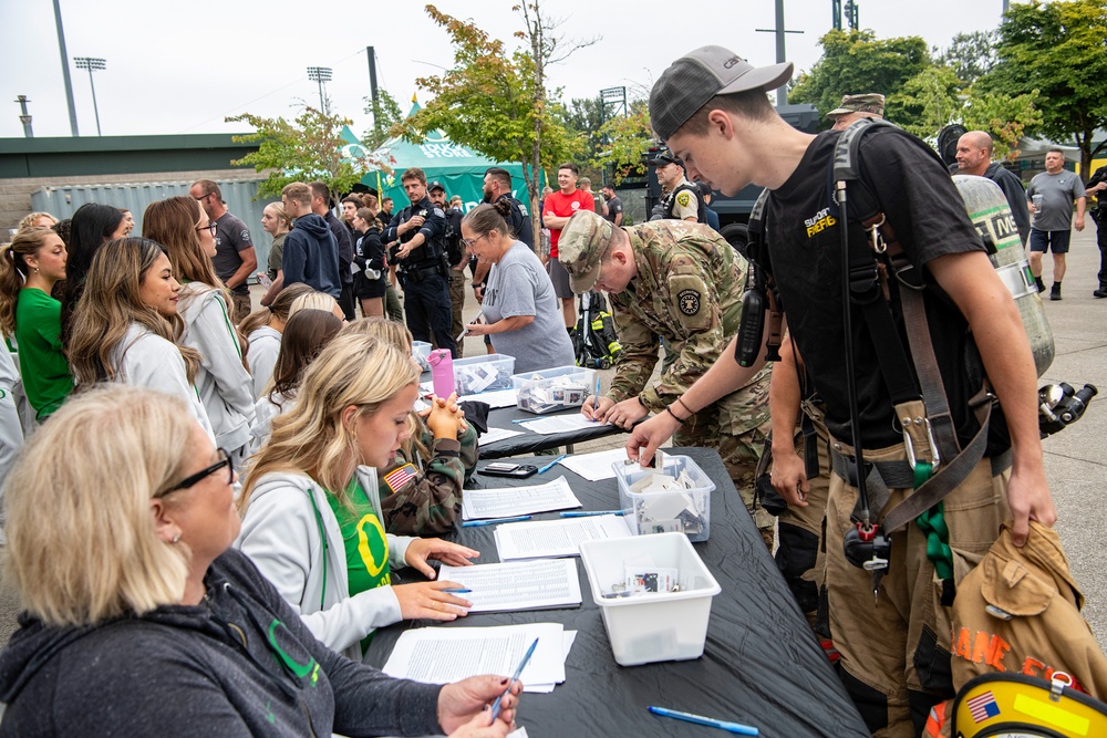 9/11 Memorial Stair Climb at Autzen Stadium
