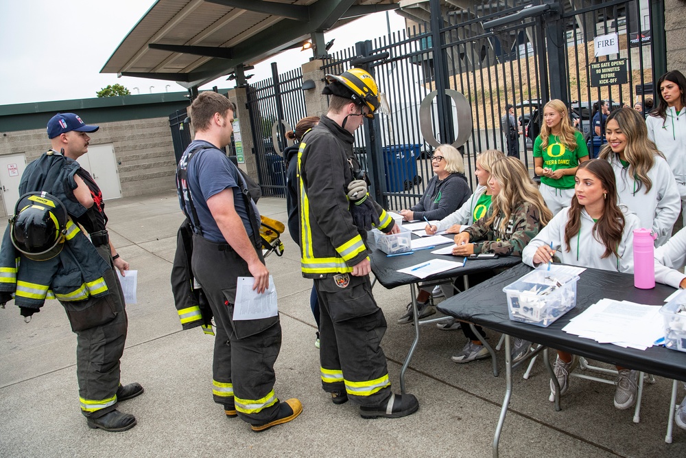 9/11 Memorial Stair Climb at Autzen Stadium