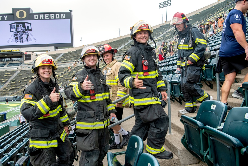 9/11 Memorial Stair Climb at Autzen Stadium