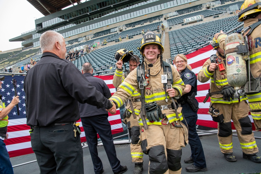 9/11 Memorial Stair Climb at Autzen Stadium