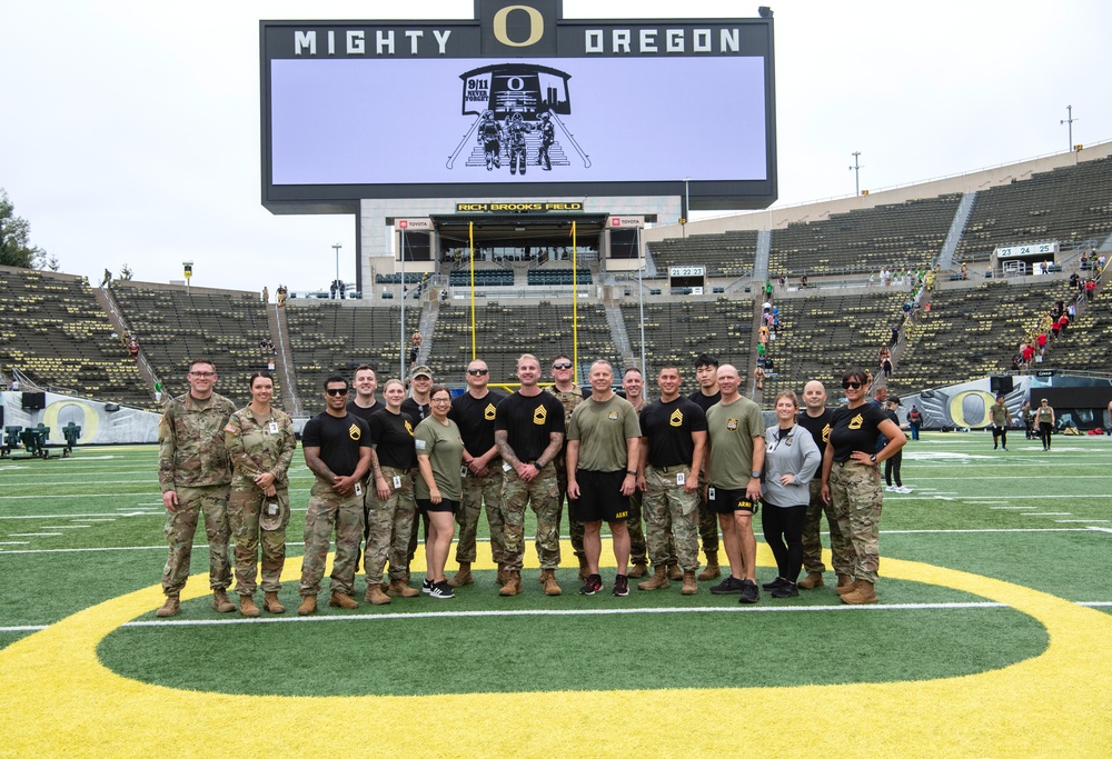 9/11 Memorial Stair Climb at Autzen Stadium