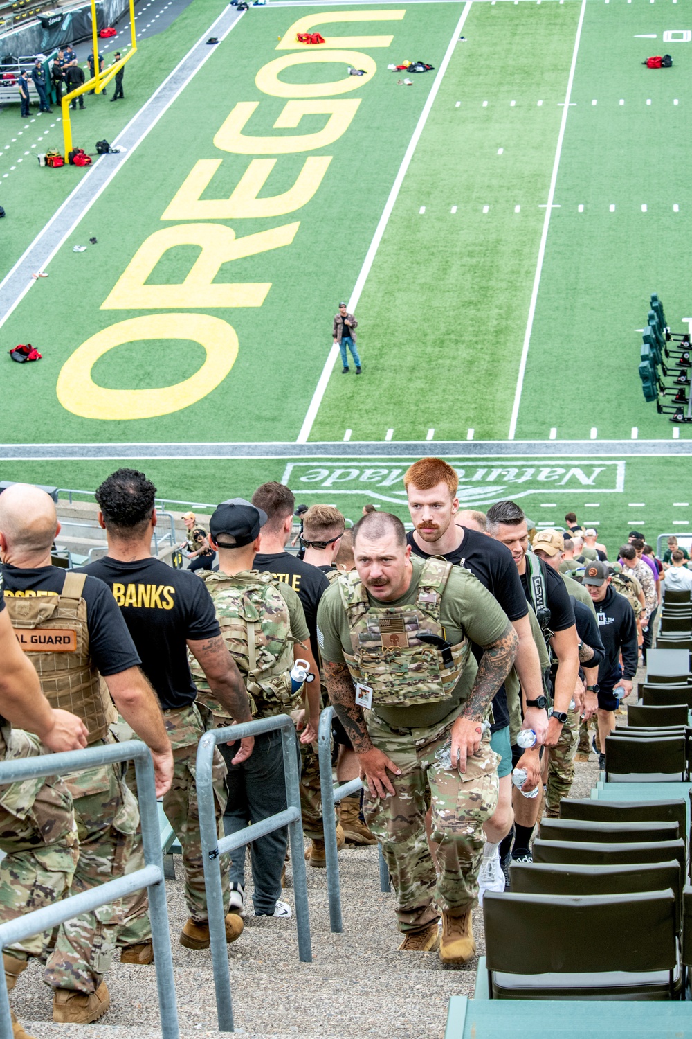 9/11 Memorial Stair Climb at Autzen Stadium