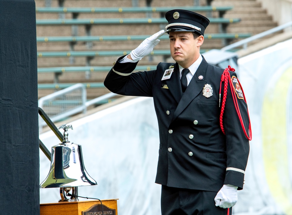 9/11 Memorial Stair Climb at Autzen Stadium