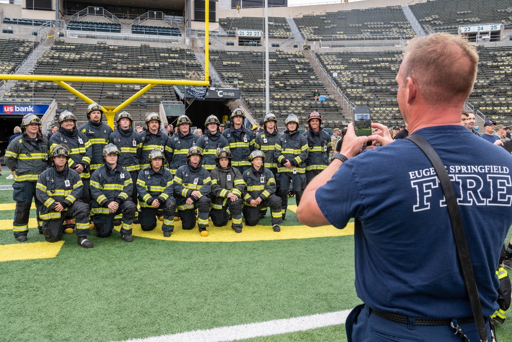 9/11 Memorial Stair Climb at Autzen Stadium