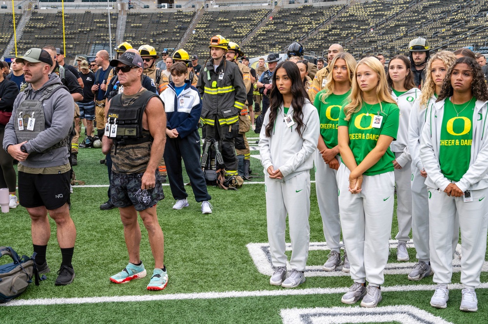 9/11 Memorial Stair Climb at Autzen Stadium