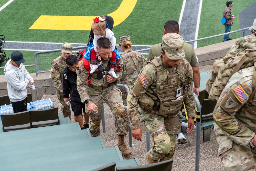 9/11 Memorial Stair Climb at Autzen Stadium