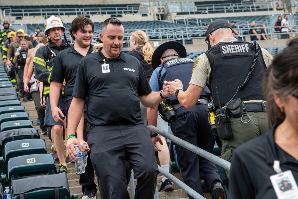 9/11 Memorial Stair Climb at Autzen Stadium