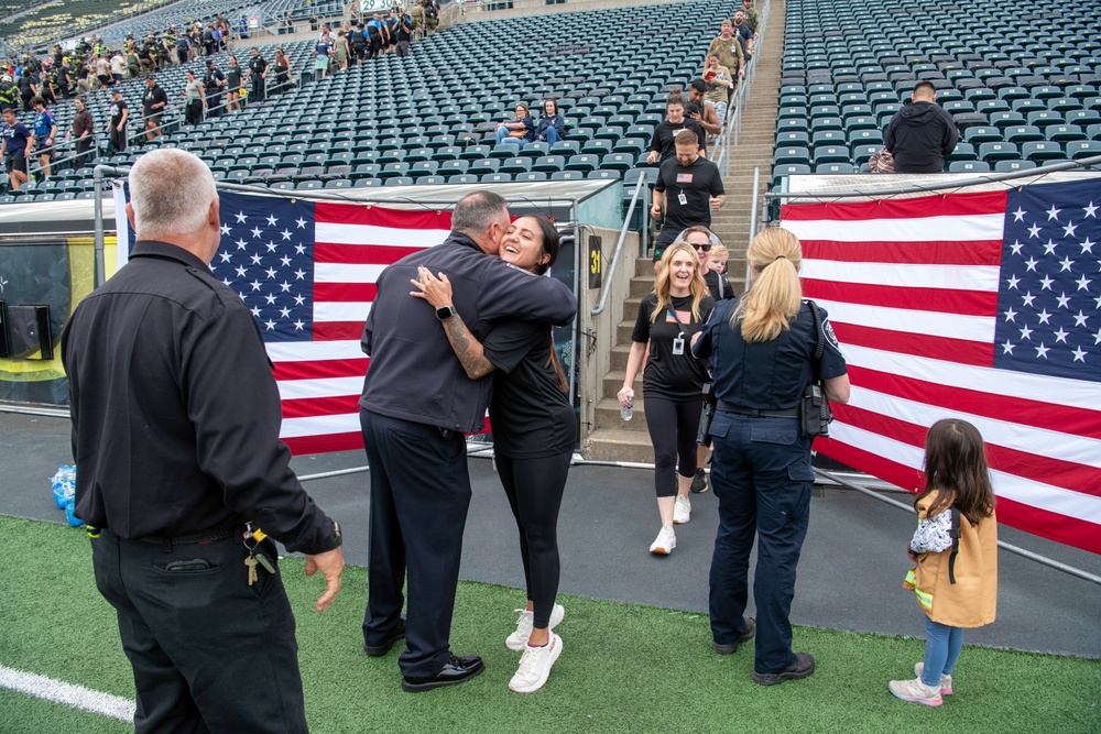 9/11 Memorial Stair Climb at Autzen Stadium