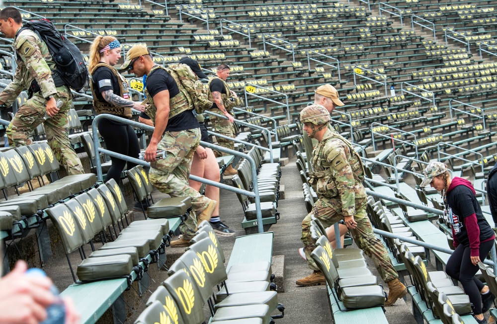 9/11 Memorial Stair Climb at Autzen Stadium