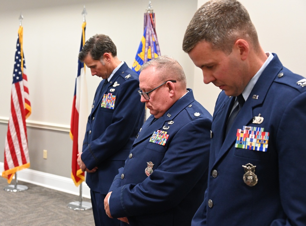 136 AW Security Forces Squadron receives new commander