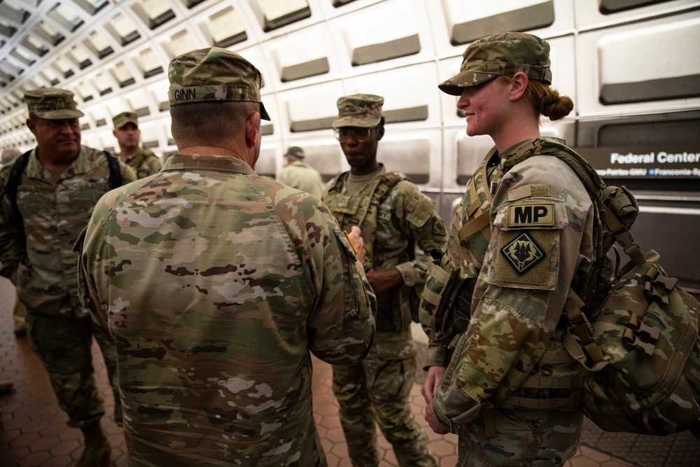 Maj. Gen. Bobby Ginn, Jr., The Adjutant General of the Mississippi National Guard, Visits Soldiers of the 112th Military Police Battalion