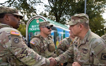 Maj. Gen. Bobby Ginn, Jr., The Adjutant General of the Mississippi National Guard, Visits Soldiers of the 112th Military Police Battalion