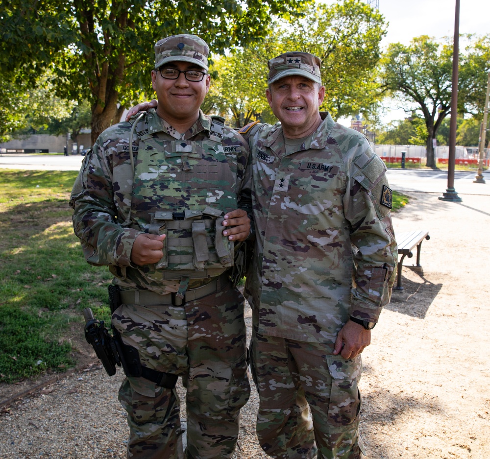 Maj. Gen. Bobby Ginn, Jr., The Adjutant General of the Mississippi National Guard, Visits Soldiers of the 112th Military Police Battalion