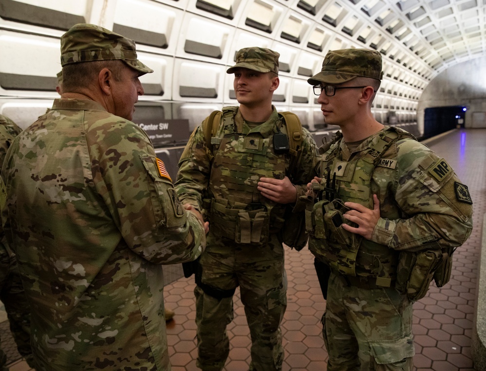 Maj. Gen. Bobby Ginn, Jr., The Adjutant General of the Mississippi National Guard, Visits Soldiers of the 112th Military Police Battalion