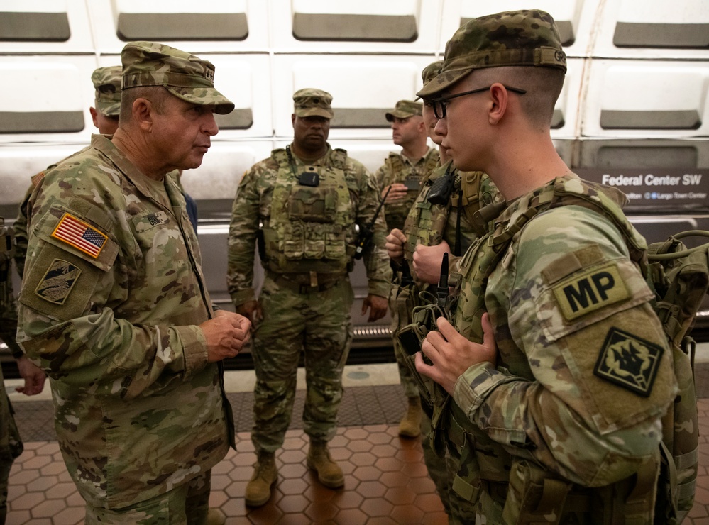 Maj. Gen. Bobby Ginn, Jr., The Adjutant General of the Mississippi National Guard, Visits Soldiers of the 112th Military Police Battalion