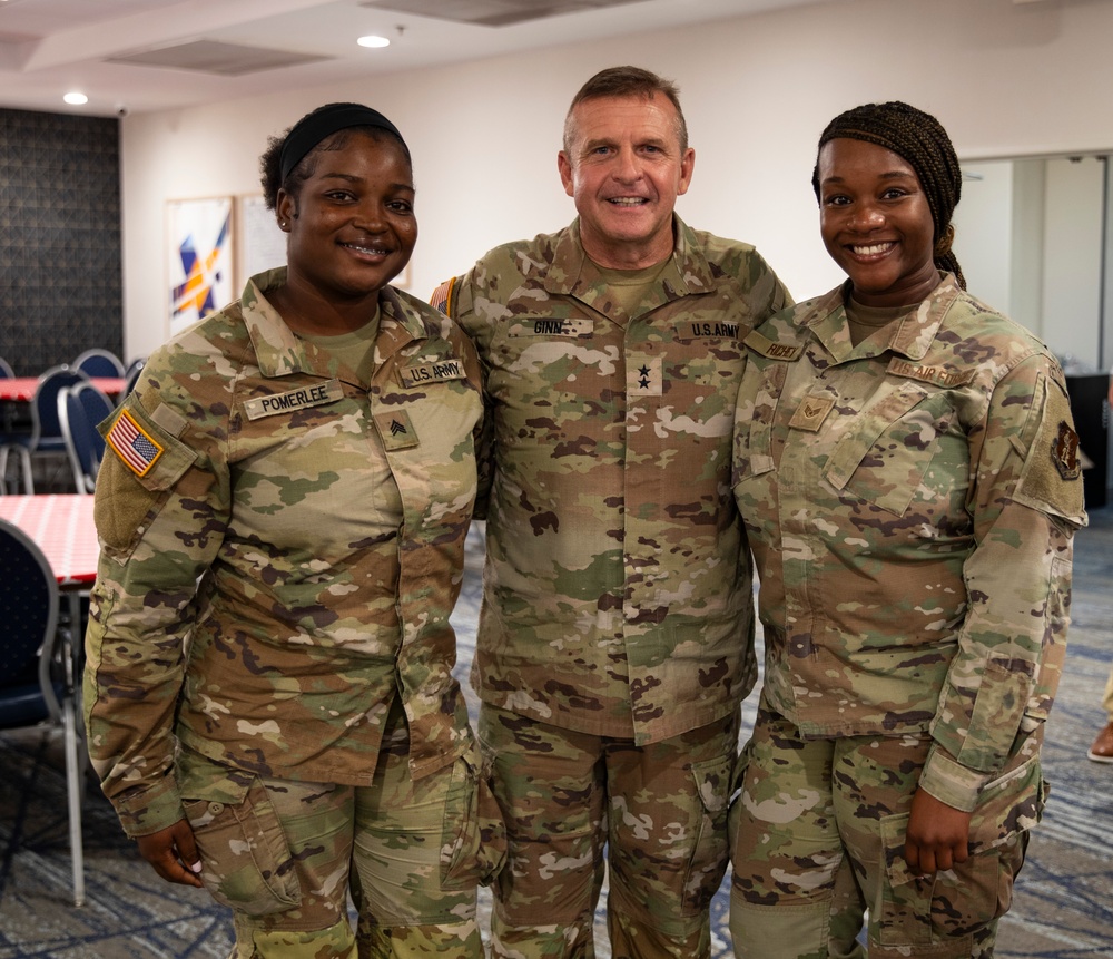 Maj. Gen. Bobby Ginn, Jr., The Adjutant General of the Mississippi National Guard, Visits Soldiers of the 112th Military Police Battalion