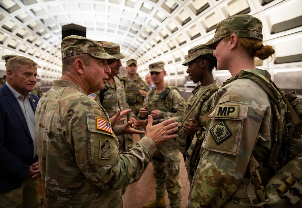 Maj. Gen. Bobby Ginn, Jr., The Adjutant General of the Mississippi National Guard, Visits Soldiers of the 112th Military Police Battalion