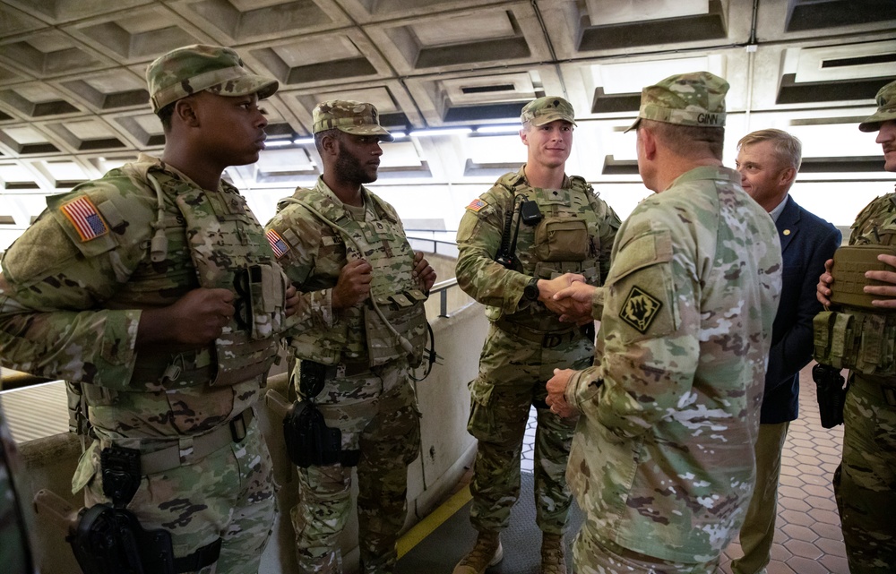 Maj. Gen. Bobby Ginn, Jr., The Adjutant General of the Mississippi National Guard, Visits Soldiers of the 112th Military Police Battalion