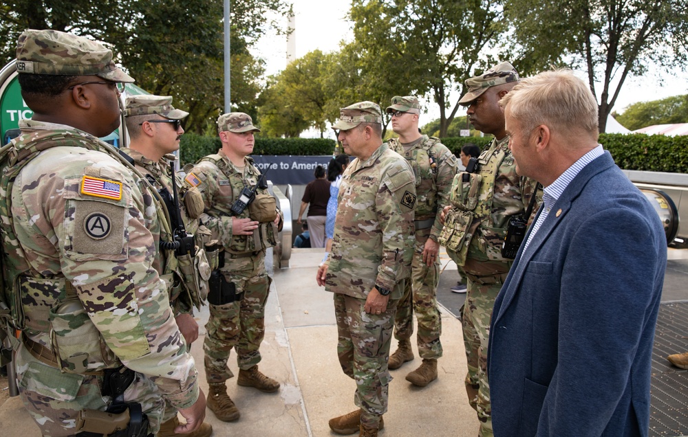 Maj. Gen. Bobby Ginn, Jr., The Adjutant General of the Mississippi National Guard, Visits Soldiers of the 112th Military Police Battalion
