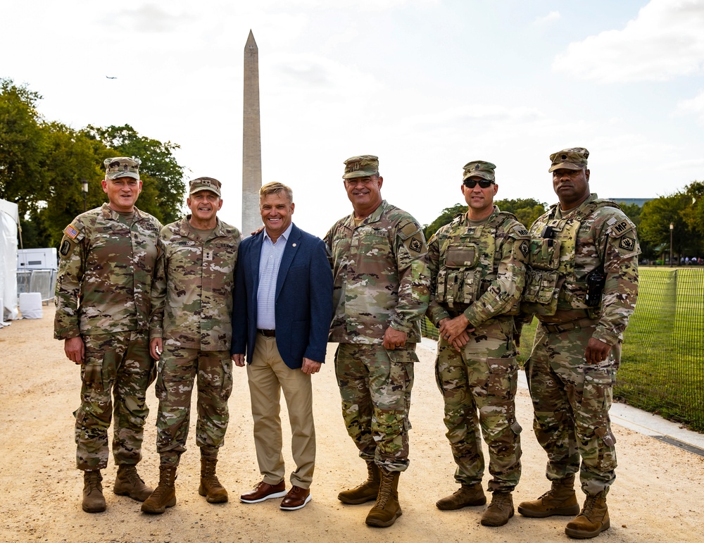 MS National Guard Senior Leadership visits 112th Military Police Battalion in Washington, D.C.