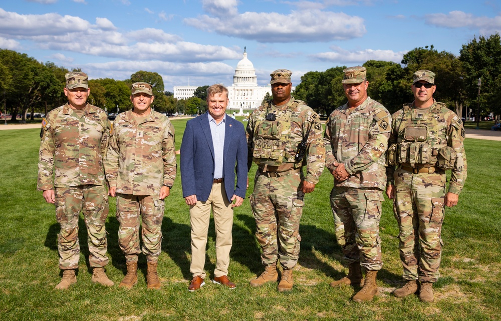 MS National Guard Senior Leadership visits 112th Military Police Battalion in Washington, D.C.