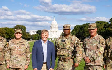 MS National Guard Senior Leadership visits 112th Military Police Battalion in Washington, D.C.