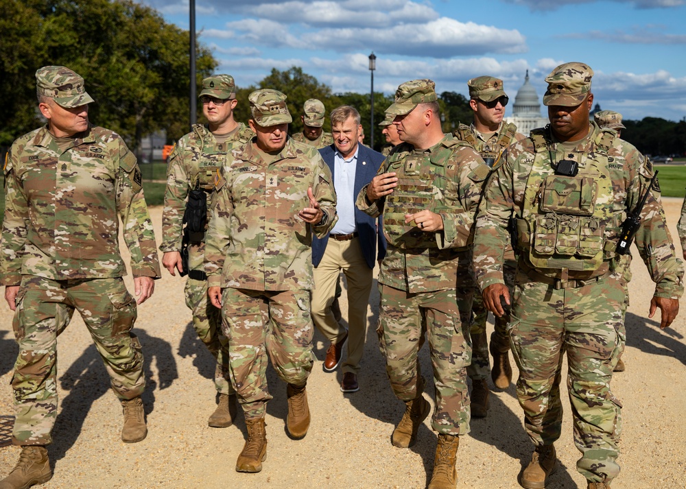 MS National Guard Senior Leadership visits 112th Military Police Battalion in Washington, D.C.