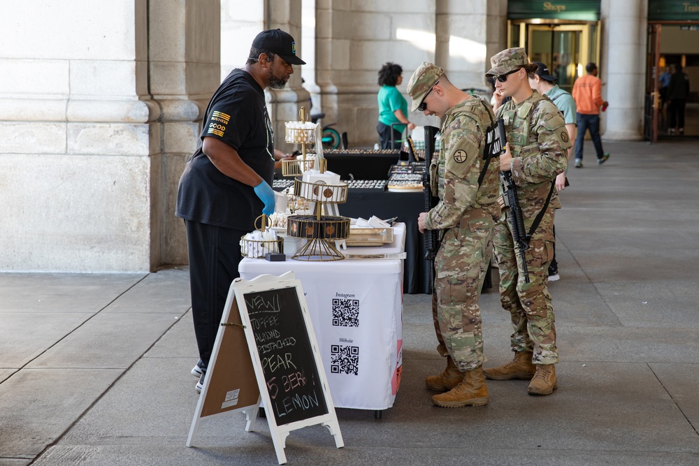 201st Field Artillery Regiment Patrols Union Station