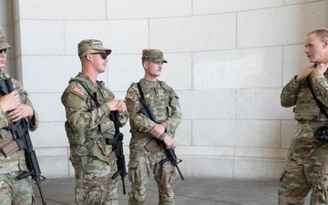 West Virginia National Guard Patrol at Union Station