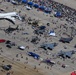Aerial view of the 2025 Joint Base Andrews Air Show