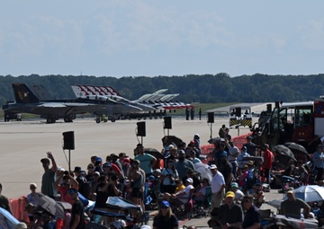 Spectators gather at the 2025 Joint Base Andrews Air Show