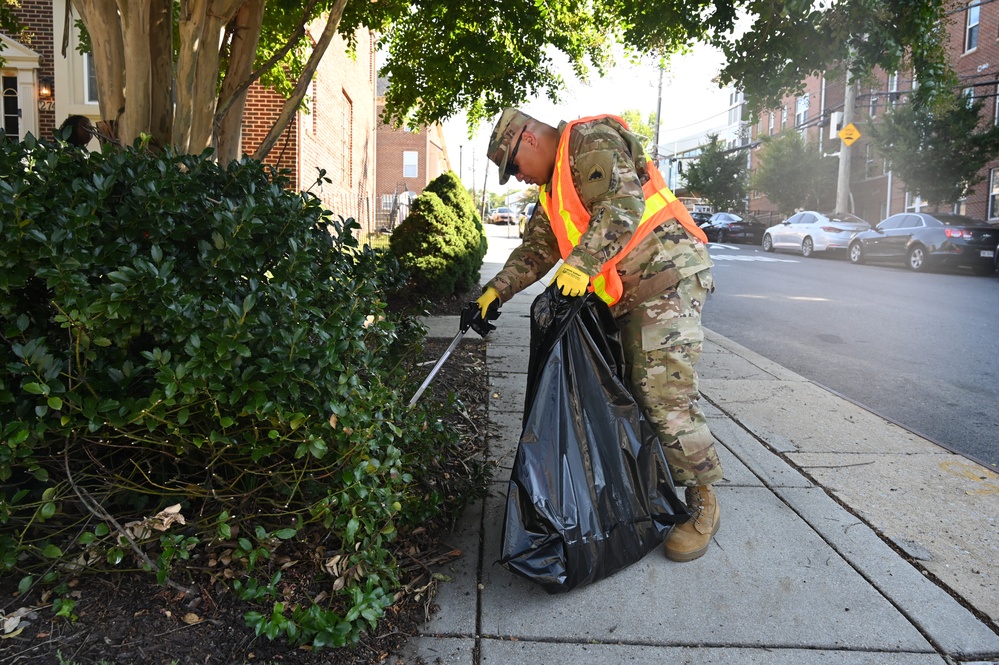 Task Force Beautification teams with Advisory Neighborhood Commission (ANC) in the District’s Ward 8