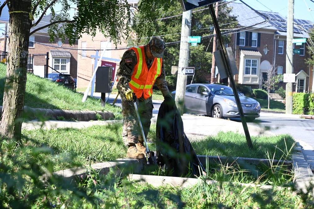 Task Force Beautification teams with Advisory Neighborhood Commission (ANC) in the District’s Ward 8