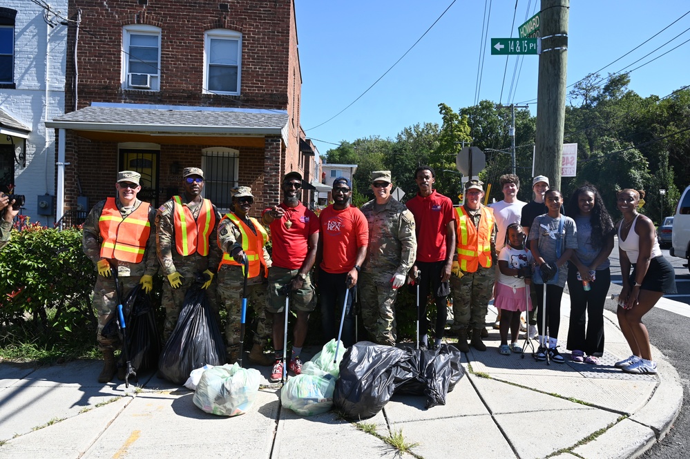 Task Force Beautification teams with Advisory Neighborhood Commission (ANC) in the District’s Ward 8