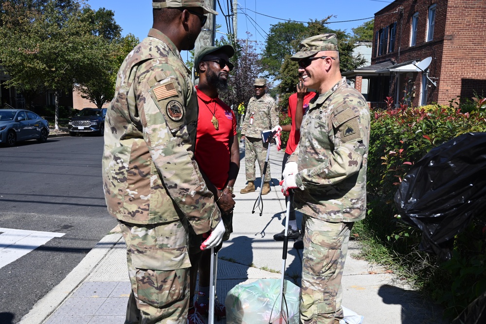 Task Force Beautification teams with Advisory Neighborhood Commission (ANC) in the District’s Ward 8