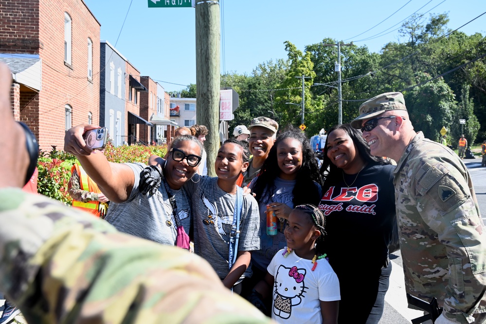 Task Force Beautification teams with Advisory Neighborhood Commission (ANC) in the District’s Ward 8