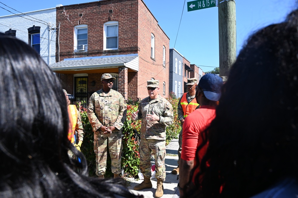 Task Force Beautification teams with Advisory Neighborhood Commission (ANC) in the District’s Ward 8