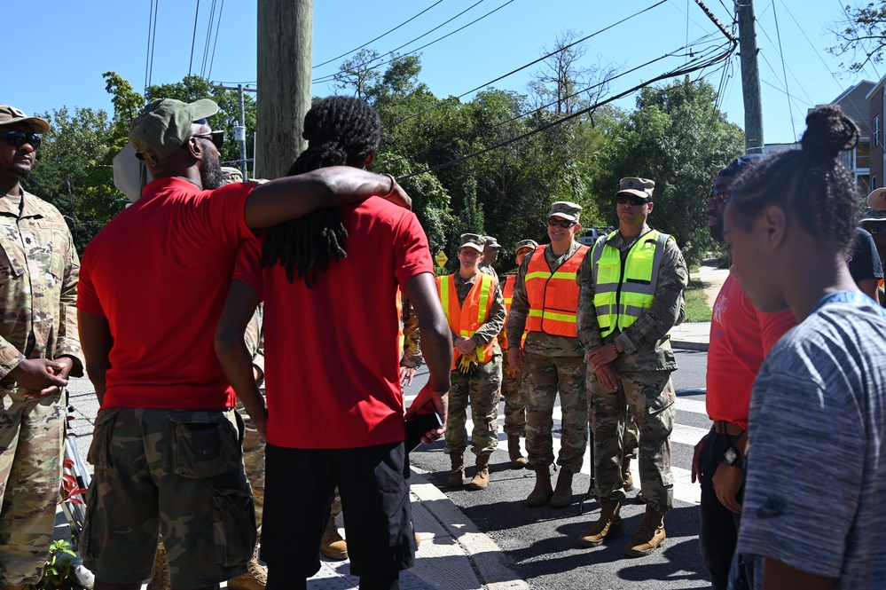 Task Force Beautification teams with Advisory Neighborhood Commission (ANC) in the District’s Ward 8