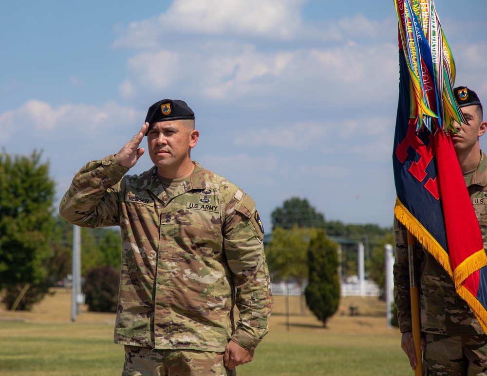101st HHBN CSM Change of Command