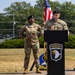 101st HHBN CSM Change of Command