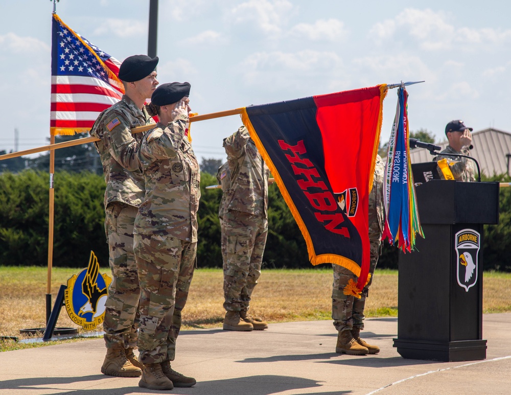101st HHBN CSM Change of Command