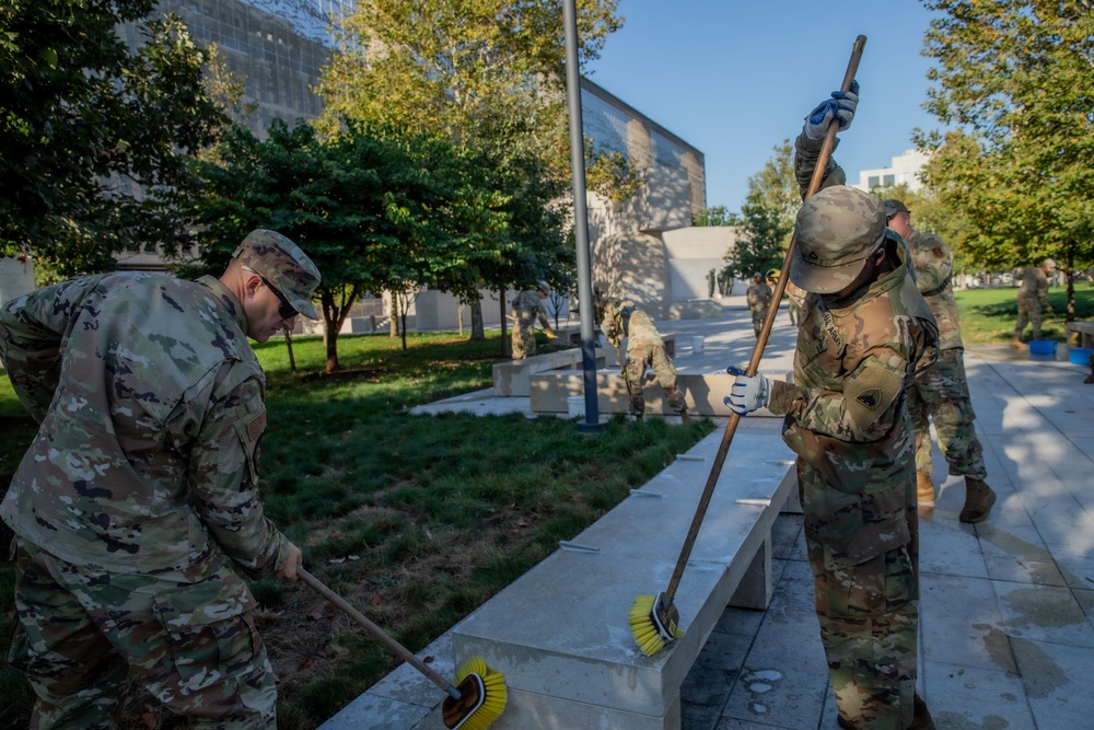 JTF- Eisenhower Memorial Beautification