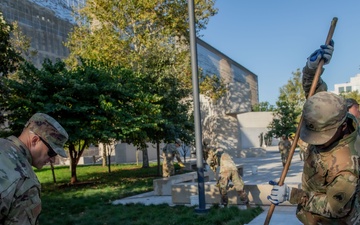 JTF- Eisenhower Memorial Beautification