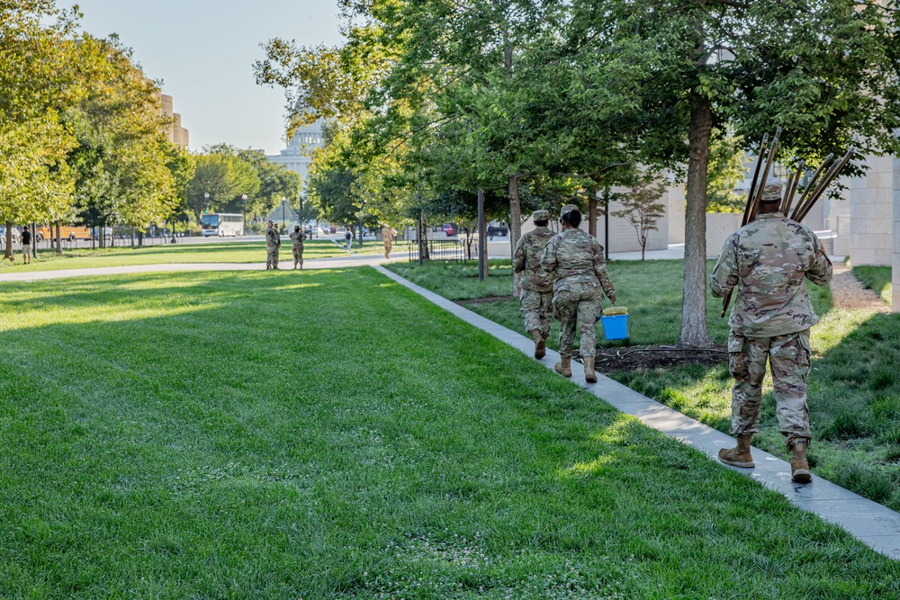 JTF- Eisenhower Memorial Beautification