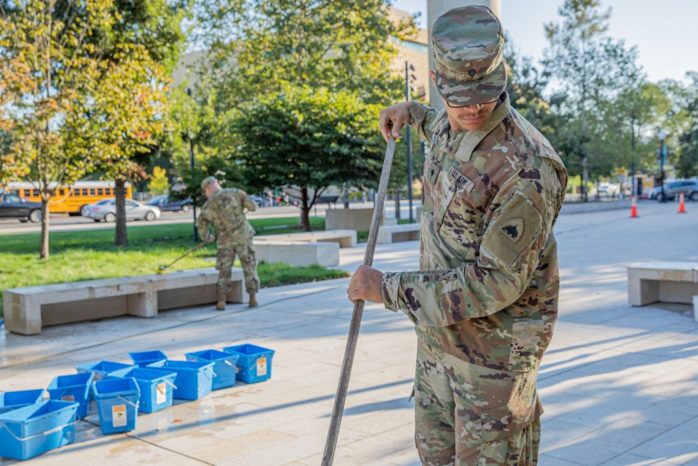 JTF- Eisenhower Memorial Beautification
