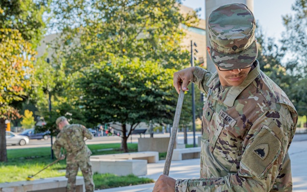 JTF- Eisenhower Memorial Beautification